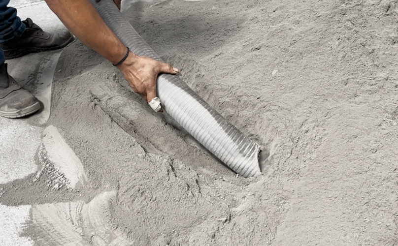 Techedge Centralised Vacuum Cleaning System in action