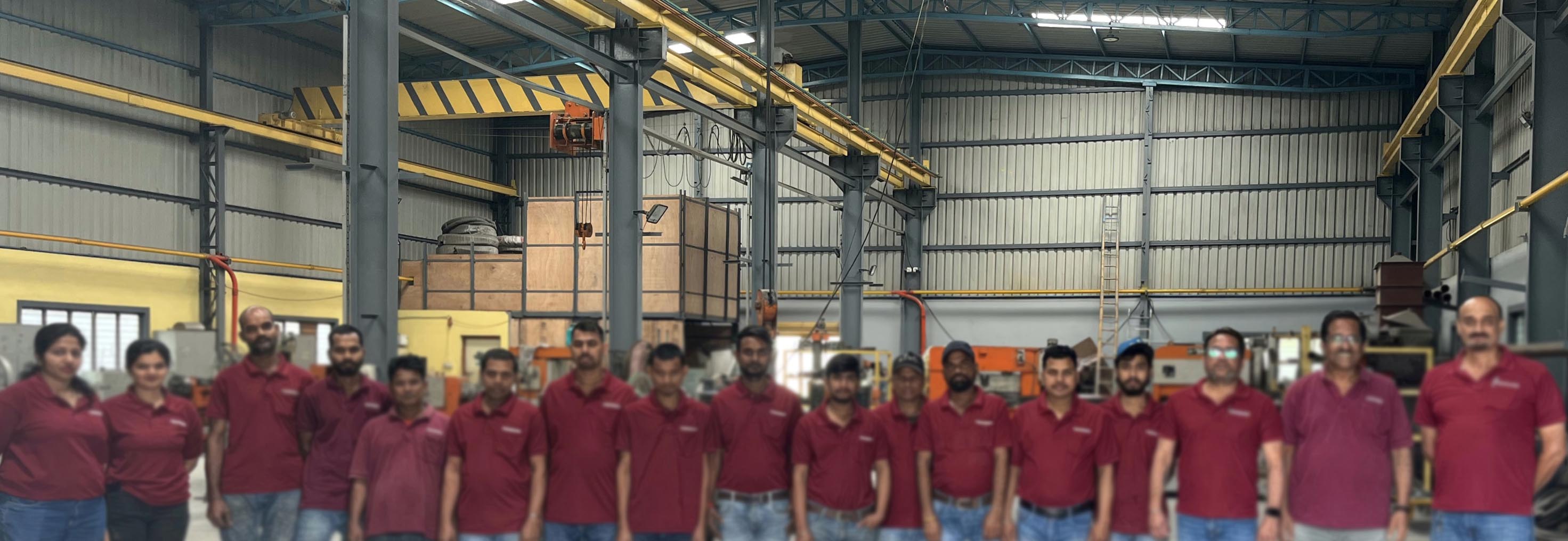 The Techedge Team at the Bengaluru manufacturing facility